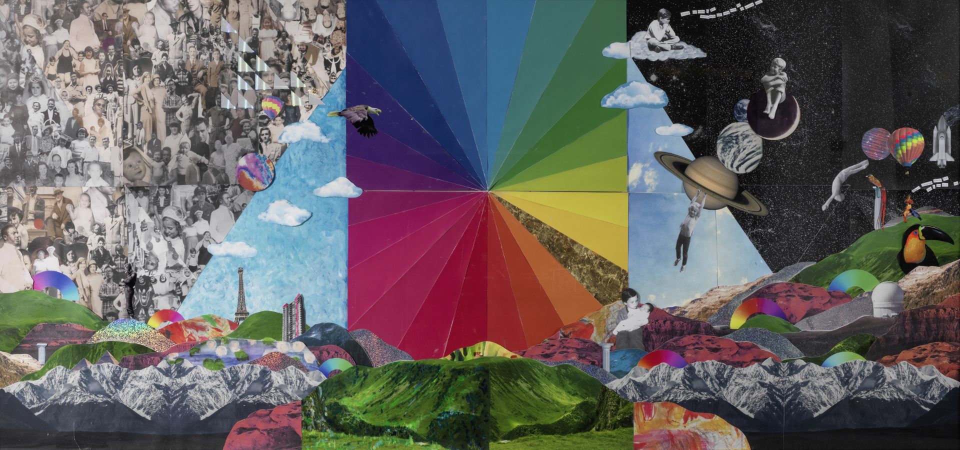 Coldplay: the original concept artwork by Coldplay and Pilar Zeta for the band's 2015 album A Hea...