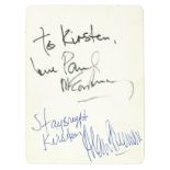 Paul McCartney: An autographed Dick James luncheon invitation, 30th December 1964,