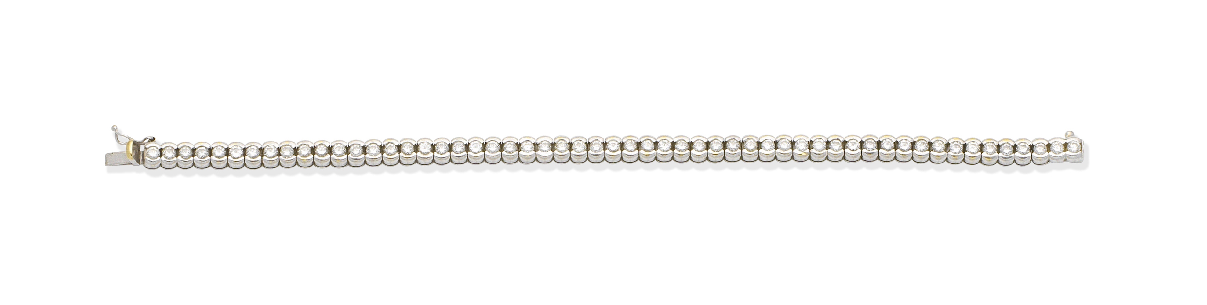 Diamond line bracelet