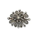 Diamond brooch