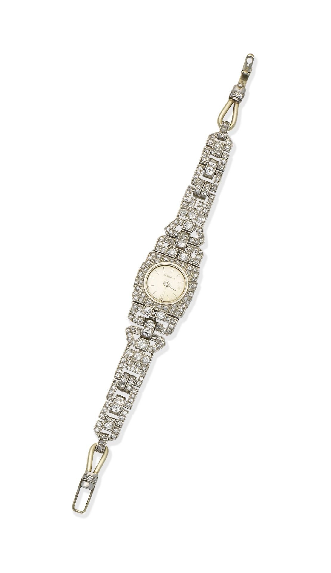Mersmann: Art Deco diamond watch, circa 1920
