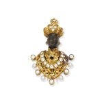 Nardi: gem-set mooretto brooch