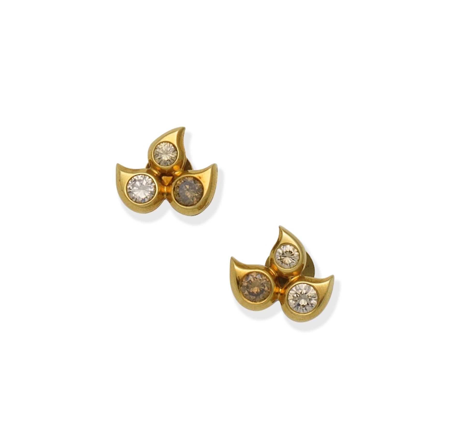 Tamara Comolli: diamond cluster earrings