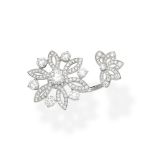 Elvina: Diamond flower ring