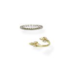 Diamond ring and a diamond eternity ring (2)