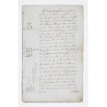 SCOTT (WALTER) Document countersigned ('W Scott'), at the foot of each page, Edinburgh, 20 Januar...