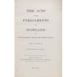 SCOTTISH LAW The Acts of the Parliaments of Scotland, 13 vol., Aberdeen, George King, 1829, vario...