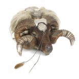 Of Taymouth Castle Interest: a Victorian Rams Head snuff mull Maker's Mark PW, Edinburgh, 1857