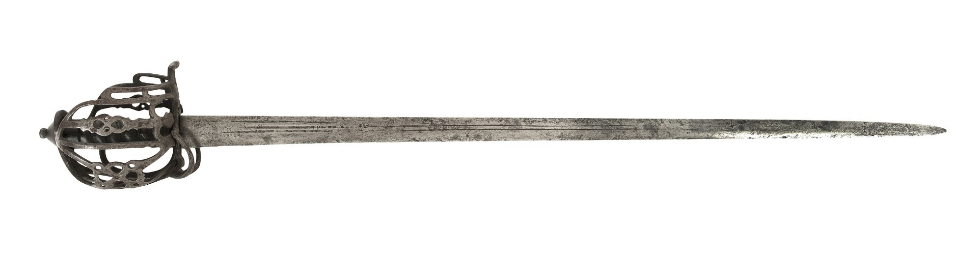 A Scottish basket-hilted backsword second quarter of the 18th century