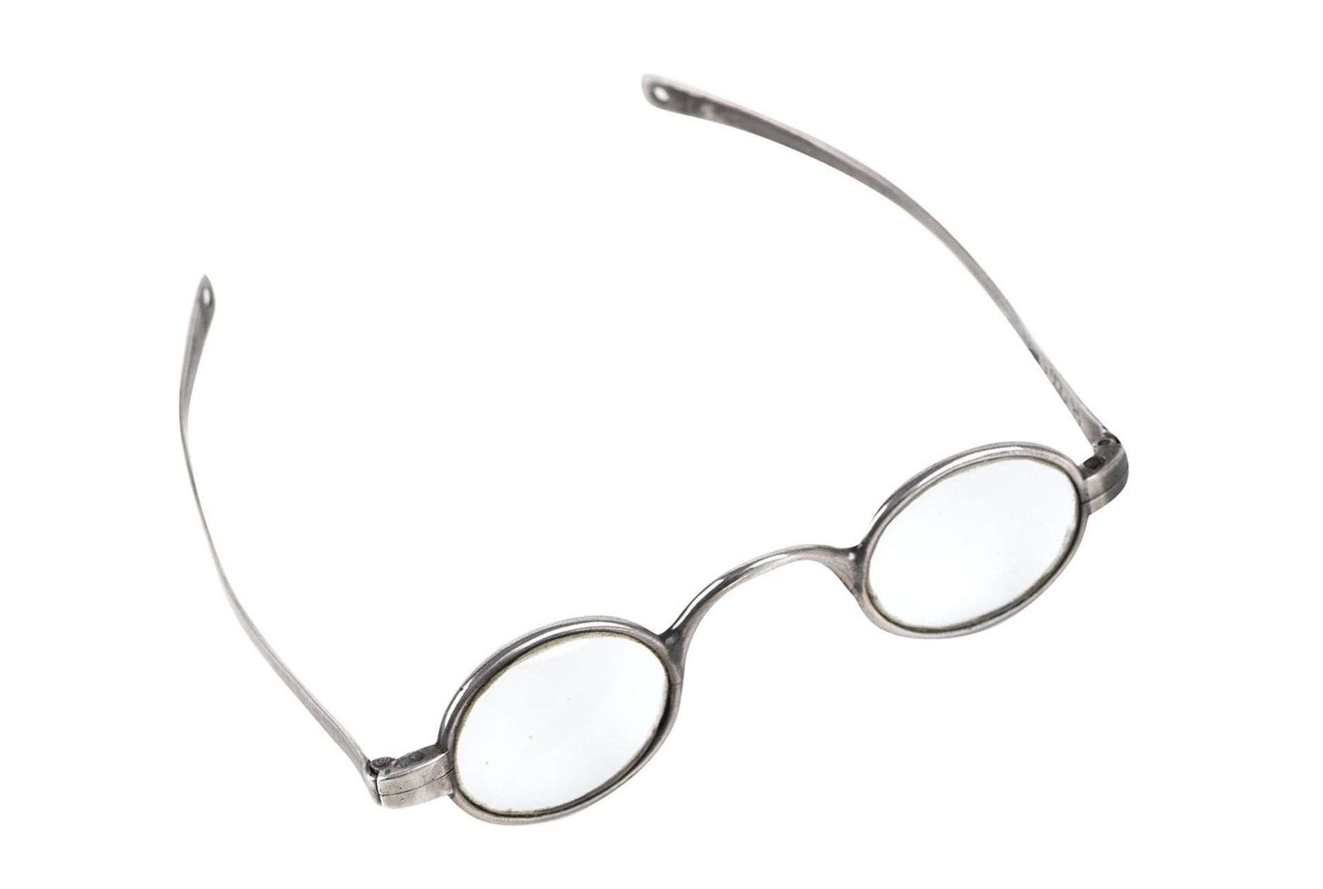 A pair of Silver Spectacles by Alexander MacLeod of Inverness, circa 1820 stamped on each leg: A...