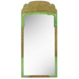An early 20th century lacquered wall mirror probably by Whytock and Reid (2)