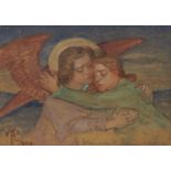 Phoebe Anna Traquair HRSA (1852-1936) Angels 13 x 18 cm. (5 1/8 x 7 1/16 in.)