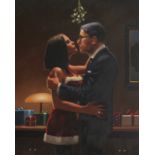 Jack Vettriano OBE Hon LLD (born 1951) Ae Fond Kiss 38.12 x 30.5 cm. (15 x 12 in.) (painted 2010)