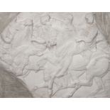 A Plaster Cast of An 'Elgin Marbles' panelThe Calvacade II - Block XLVI, North Frieze