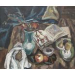 Sir William MacTaggart PPRSA RA FRSE HonRSW LLD (British, 1903-1981) Still Life 76 x 91 cm. (29 1...