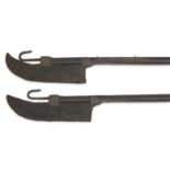 A pair of 19th Century Lochaber Axes by repute made for the visit of Queen Victoria and Prince Al...