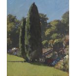 Patrick William Adam R.S.A. (British, 1854-1929) Summer Garden 30.5 x 25 cm. (12 x 9 3/16 in.)