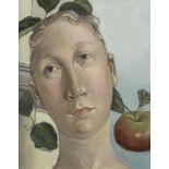 Alison Watt (British, born 1965) Study for Forbidden Fruit 25.5 x 20.3 cm. (10 x 8 in.)