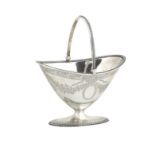 A George III sugar basket by William Davie, Edinburgh, 1784