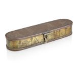 Of MacDuff interest: An 18th Century Dutch brass and copper engraved tobacco box