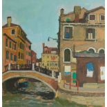 Alberto Morrocco OBE RSA RSW RP RGI LLD D Univ (British, 1917-1998) Ponte de San Pantalon, Venice...