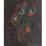 Anne Redpath OBE RSA ARA LLD ARWS ROI RBA (British, 1895-1965) Floral still life 61 x 50.8 cm. (2...