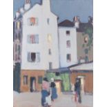 John Duncan Fergusson RBA (British, 1874-1961) Paris street scene 35 x 27 cm (13 3/4 x 10 5/8in.)