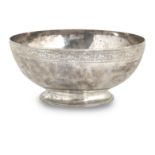 A George III silver presentation punch bowl by William and Patrick Cunningham, Edinburgh, 1804