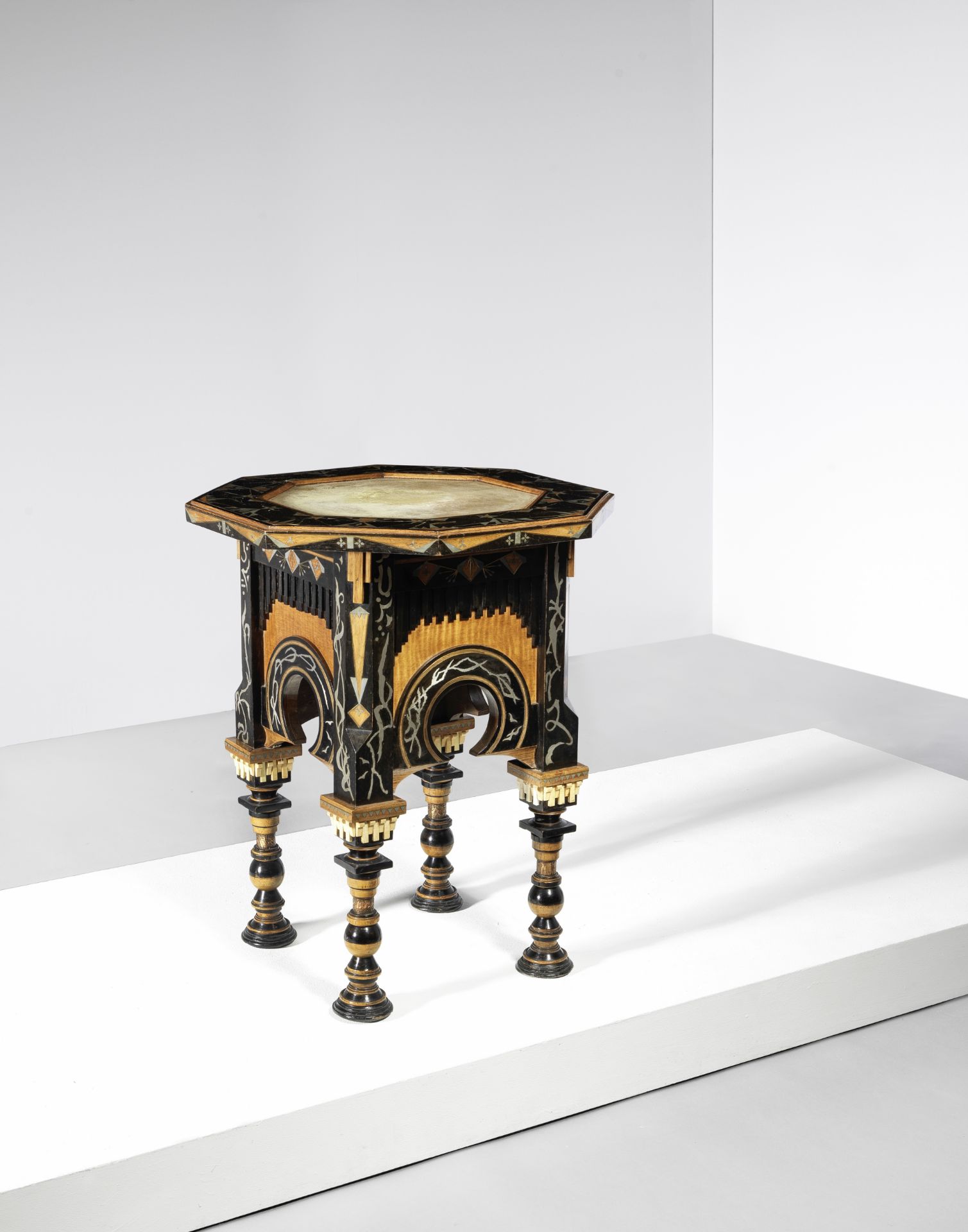 CARLO BUGATTI Side table, circa 1900