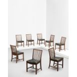 Frits Henningsen Set of eight dining chairs, circa 1935-1945