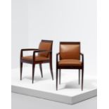 Alfred Porteneuve Pair of bridge armchairs, circa 1935