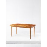 JOSEF FRANK Large extendable dining table, model no. 947, designed circa 1940, produced 1950s