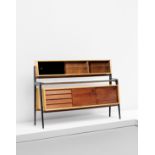 Robin Day Rare tall sideboard, model no. 582/8, from the 'Dining Group' series, designed 1949, pr...