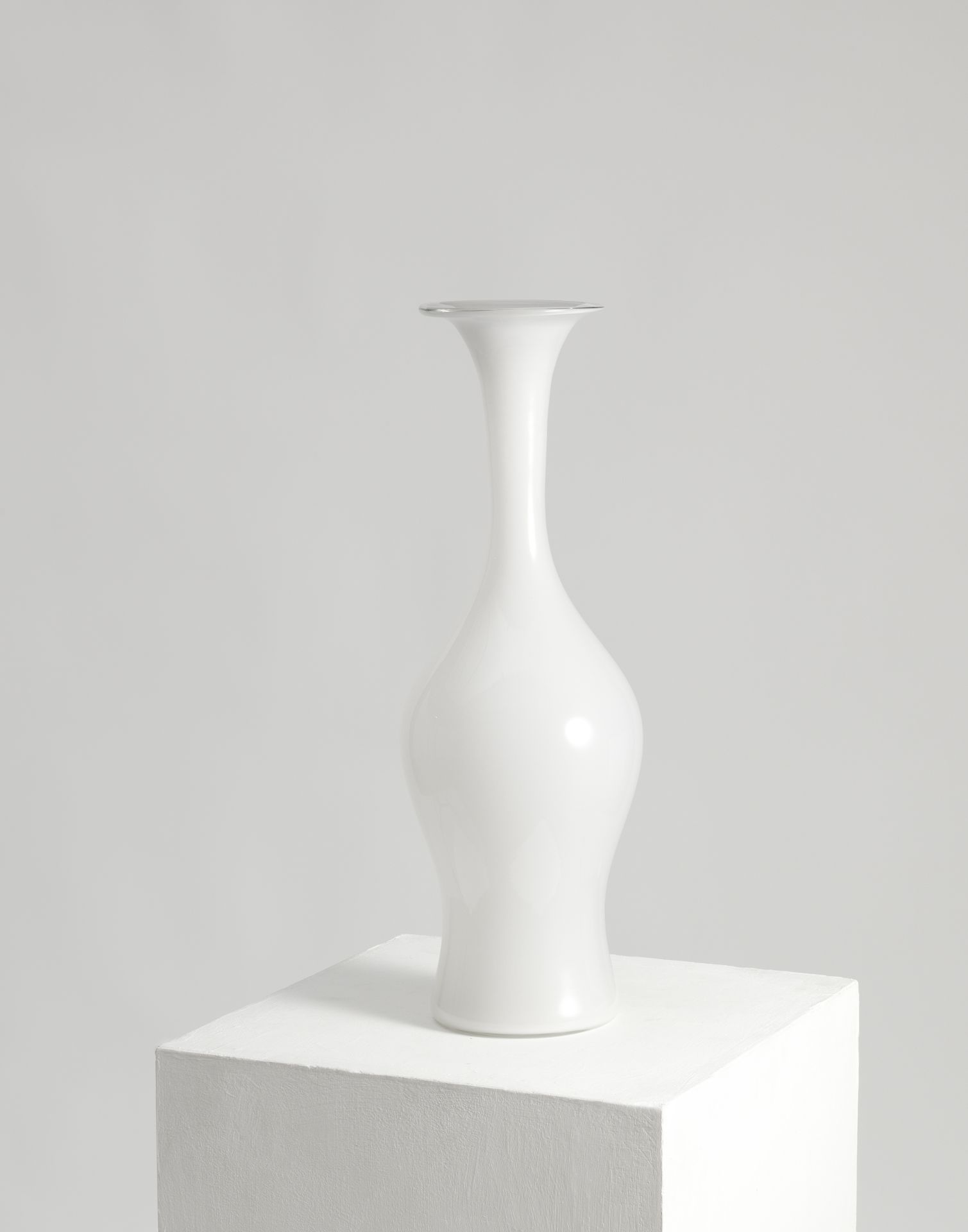 Paolo Venini 'Lattimo' vase, model no. 3656, 1959