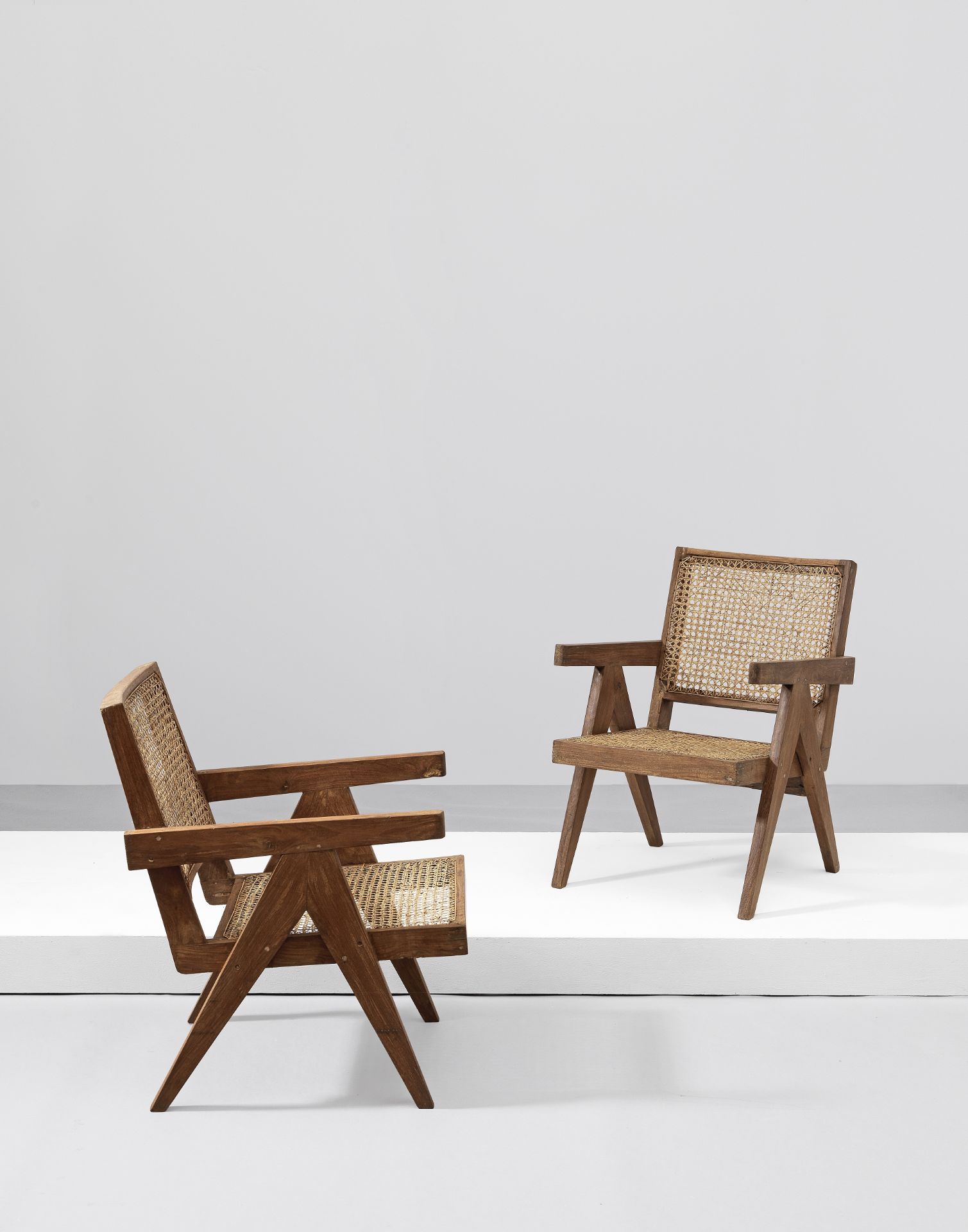 Pierre Jeanneret Pair of 'Easy' armchairs, model no. PJ-SI-29-A, 1955-1956