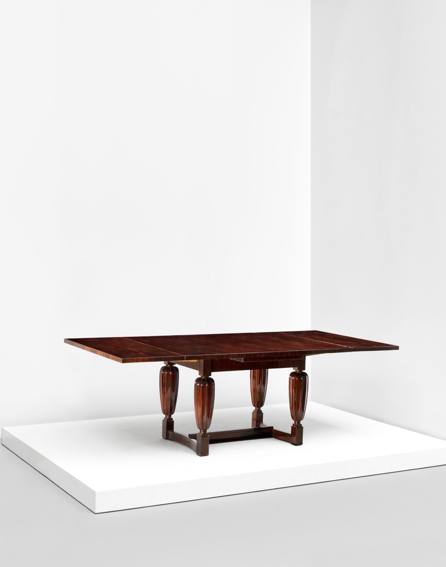 EMILE-JACQUES-RUHLMANN 'Puech' extendable dining table, model no. 1042AR/1310NR, circa 1925