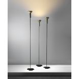 Gino Sarfatti Set of three standard lamps, model no. 1073/3, designed 1956