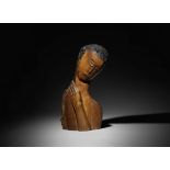 OSSIP ZADKINE (1890-1967) Ephebus 48cm (18 7/8in). high (Carved and painted in 1918, this work is...
