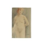 FERNAND KHNOPFF (1858-1921) Étude de femme (Executed circa 1919)