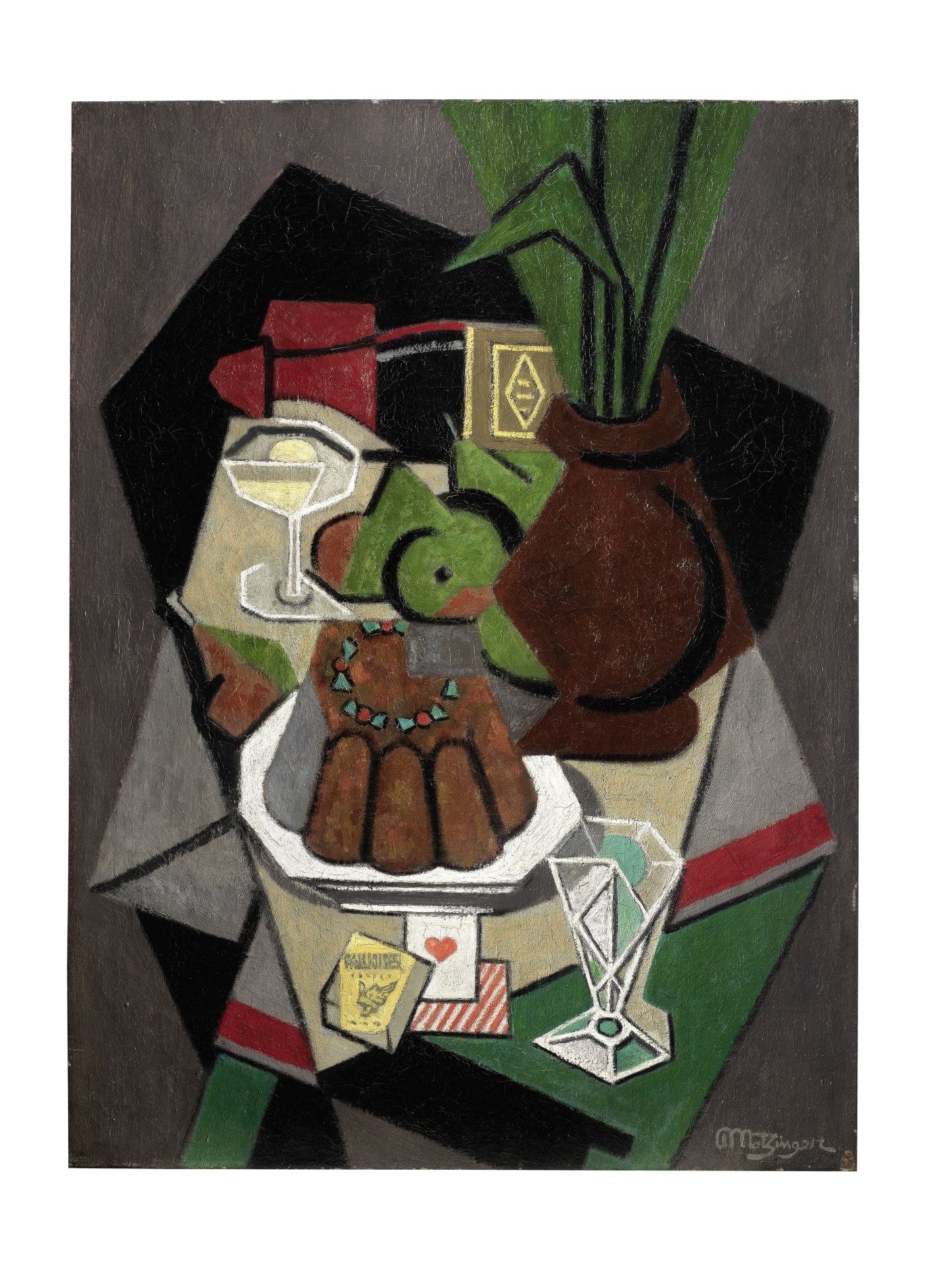 JEAN METZINGER (1883-1956) Nature morte (Painted circa 1946)