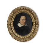 North Italian School, early 17th Century Portrait of a gentleman, bust-length, in black