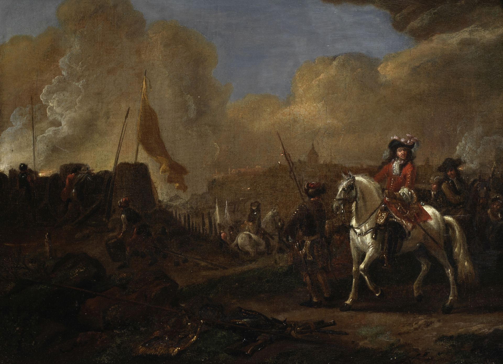 Attributed to Jan Wyck (Haarlem circa 1652-1700 Mortlake) James Scott, Duke of Monmouth and Buccl...