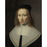 Attributed to Jan Jansz. Stomme (Franeker 1615-1657 Groningen) Portrait of a lady, bust-length, i...