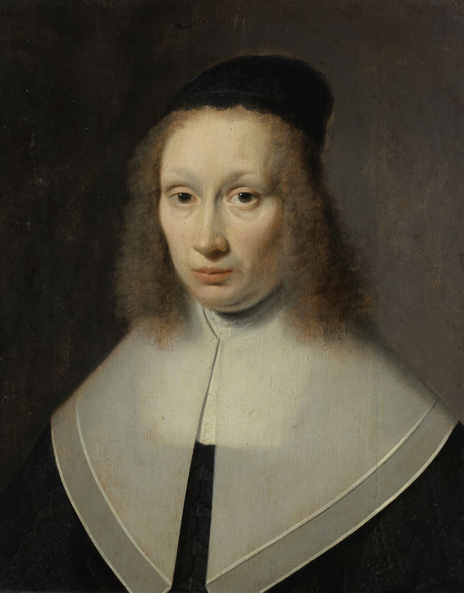 Attributed to Jan Jansz. Stomme (Franeker 1615-1657 Groningen) Portrait of a lady, bust-length, i...