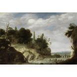 Joachim Govertsz. Camphuysen (Gorinchem circa 1601-1659 Amsterdam) A rocky river landscape unframed