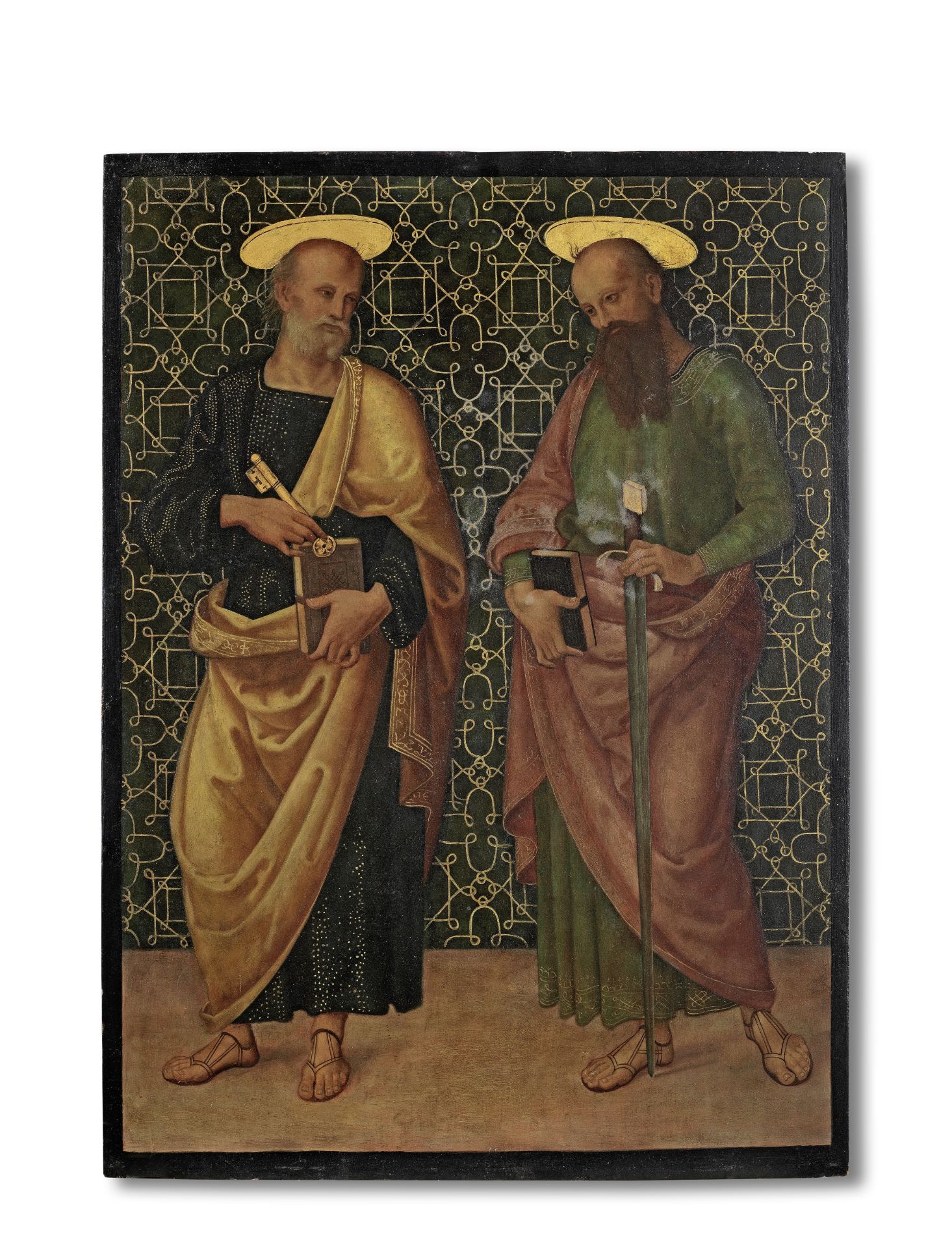 After Giannicola di Paolo, 1923 Saints Peter and Paul unframed