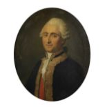 French School, 18th Century Portrait of a gentleman, said to be Henri Joseph Marquis de Saint-Bri...