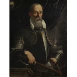 North Italian School, late 16th Century Portrait of a bearded man, three-quarter-length, in armou...