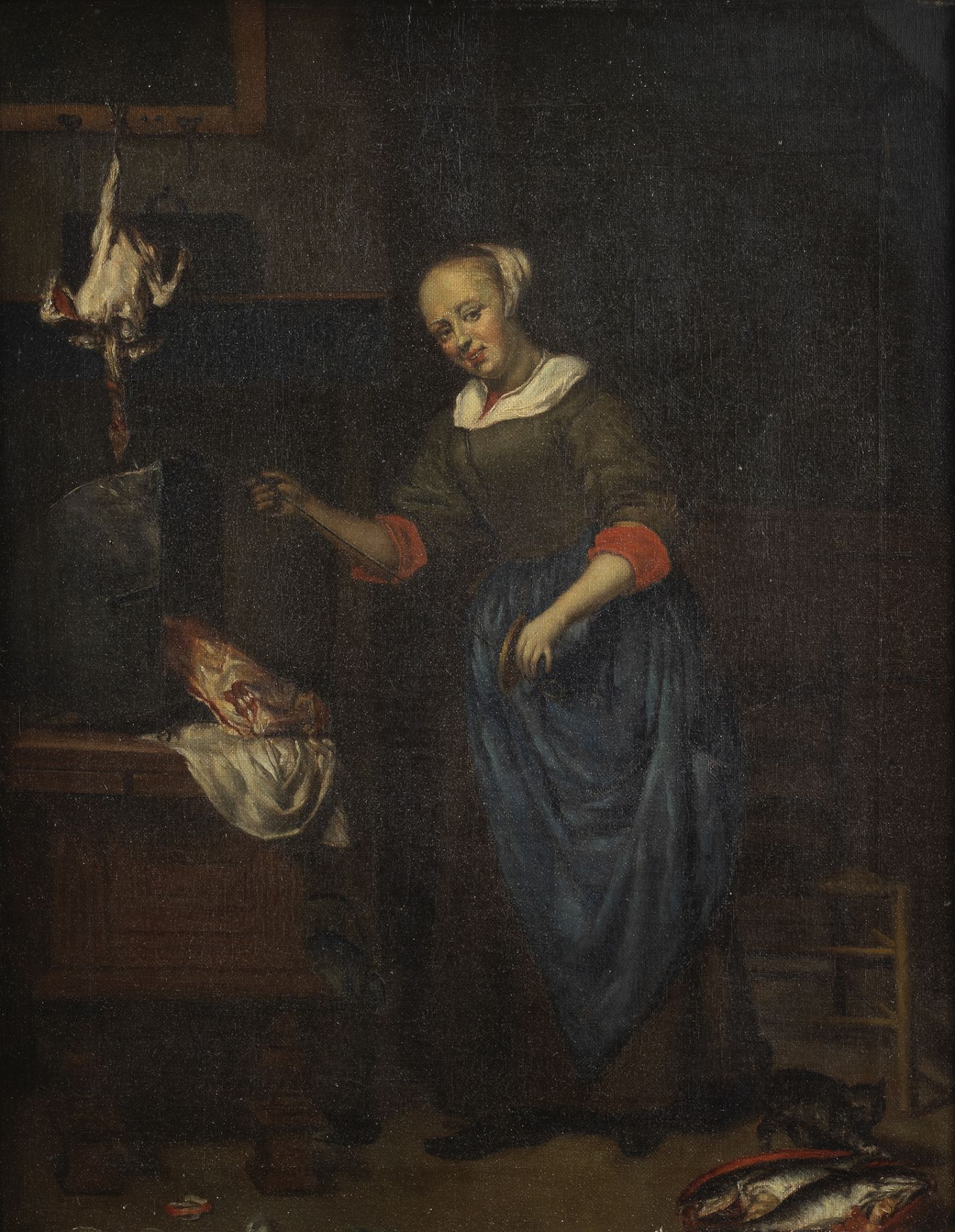 After Gabriel Metsu, 19th Century The Cook