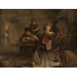 Follower of David Teniers the Younger (Antwerp 1610-1690 Brussels) Figures drinking in a tavern